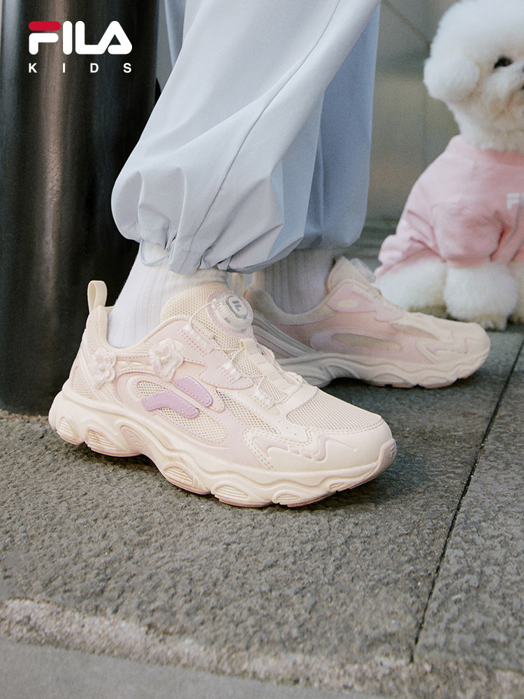 松果|FILA斐乐儿童童鞋跑步鞋2026夏季新款男女童透气运动鞋子主图