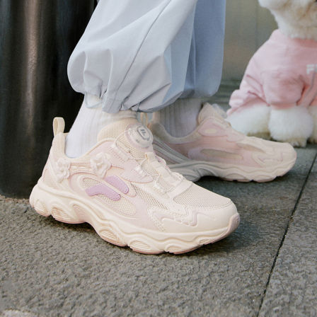 松果|FILA斐乐儿童童鞋跑步鞋2026夏季新款男女童透气运动鞋子