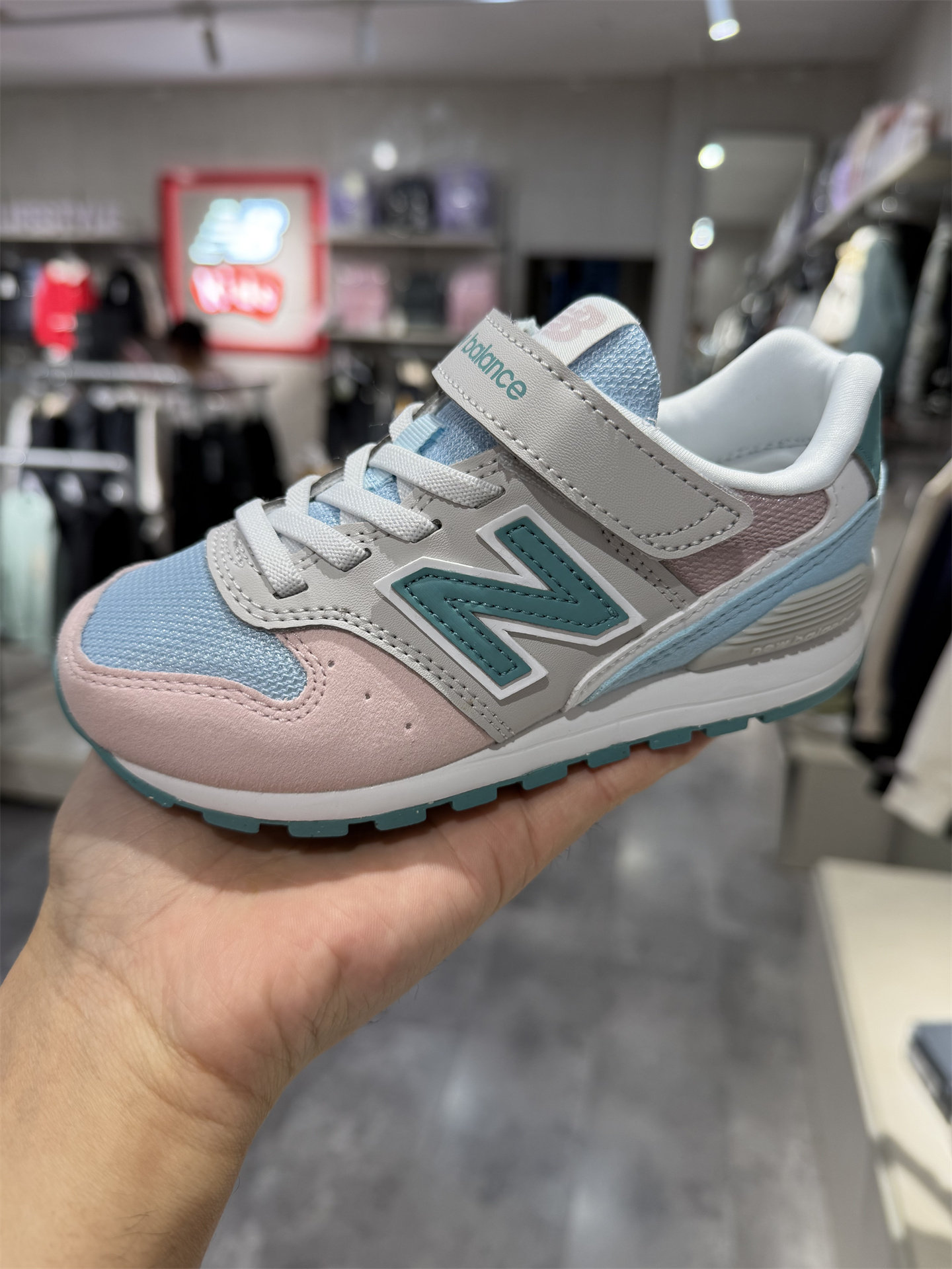 New Balance NB童鞋26春新款日本矫正鞋男童女童魔术贴运动鞋996主图