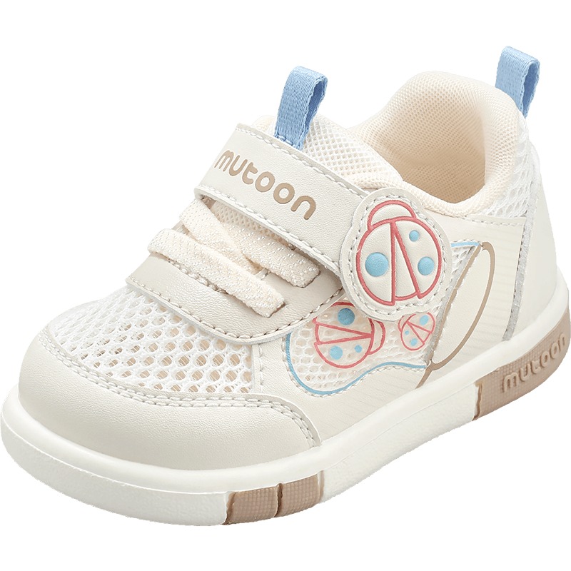 牧童新生婴儿叫叫鞋女2026夏季新款软底昆虫步前鞋男宝宝网面鞋子主图