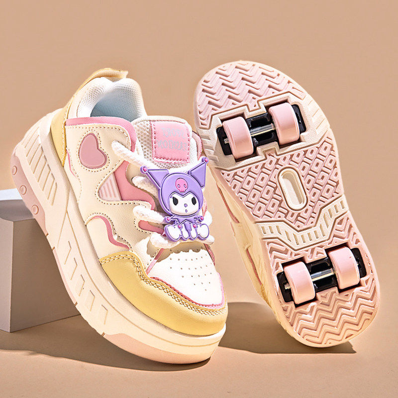 官网C&K库洛米女童暴走鞋2026春季新款儿童可爱轮滑鞋女孩溜冰鞋主图