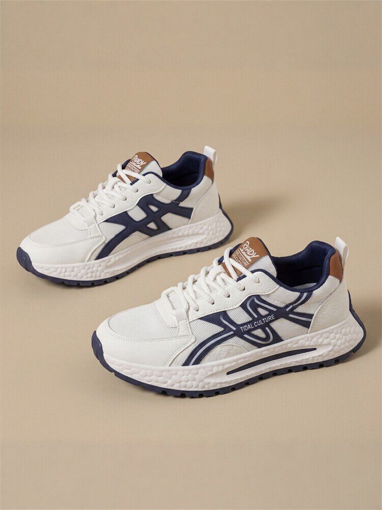 男鞋2026马年新款春季爆款潮牌厚底百搭休闲青少年跑步运动老爹鞋主图