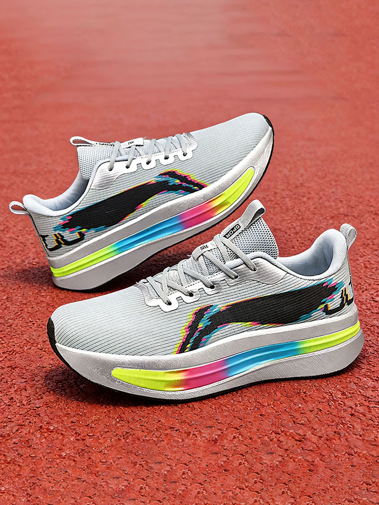 运动鞋男生夏季网面透气青少年学生轻便稳定防滑男童跑鞋没有碳板主图