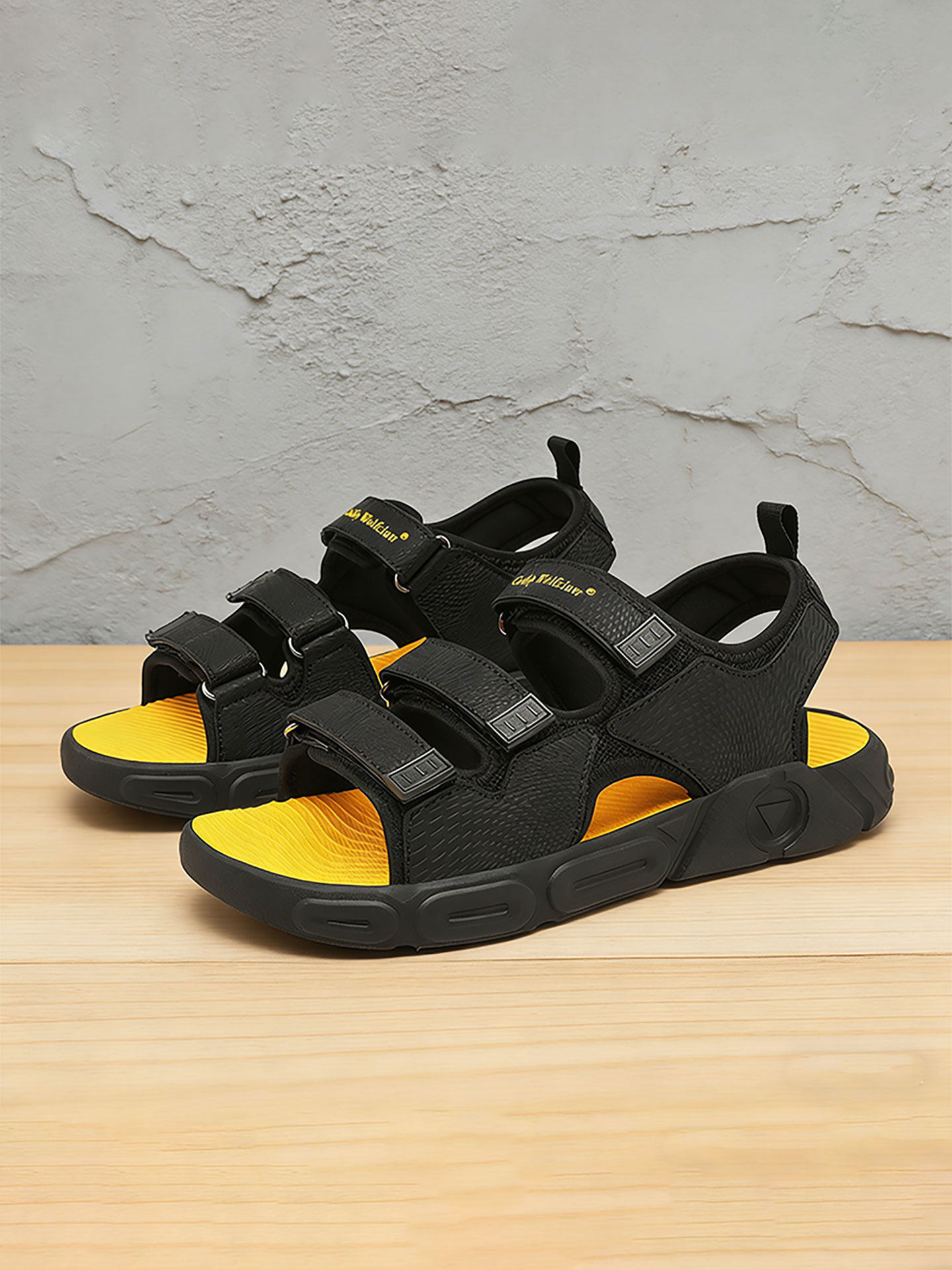 2026新款大童凉鞋男款青少年防臭软底防滑初中生运动魔术贴沙滩鞋主图