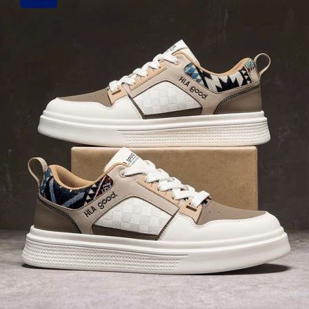 海澜之家男生运动鞋子2026春季新款厚底增高时尚百搭潮流休闲鞋男