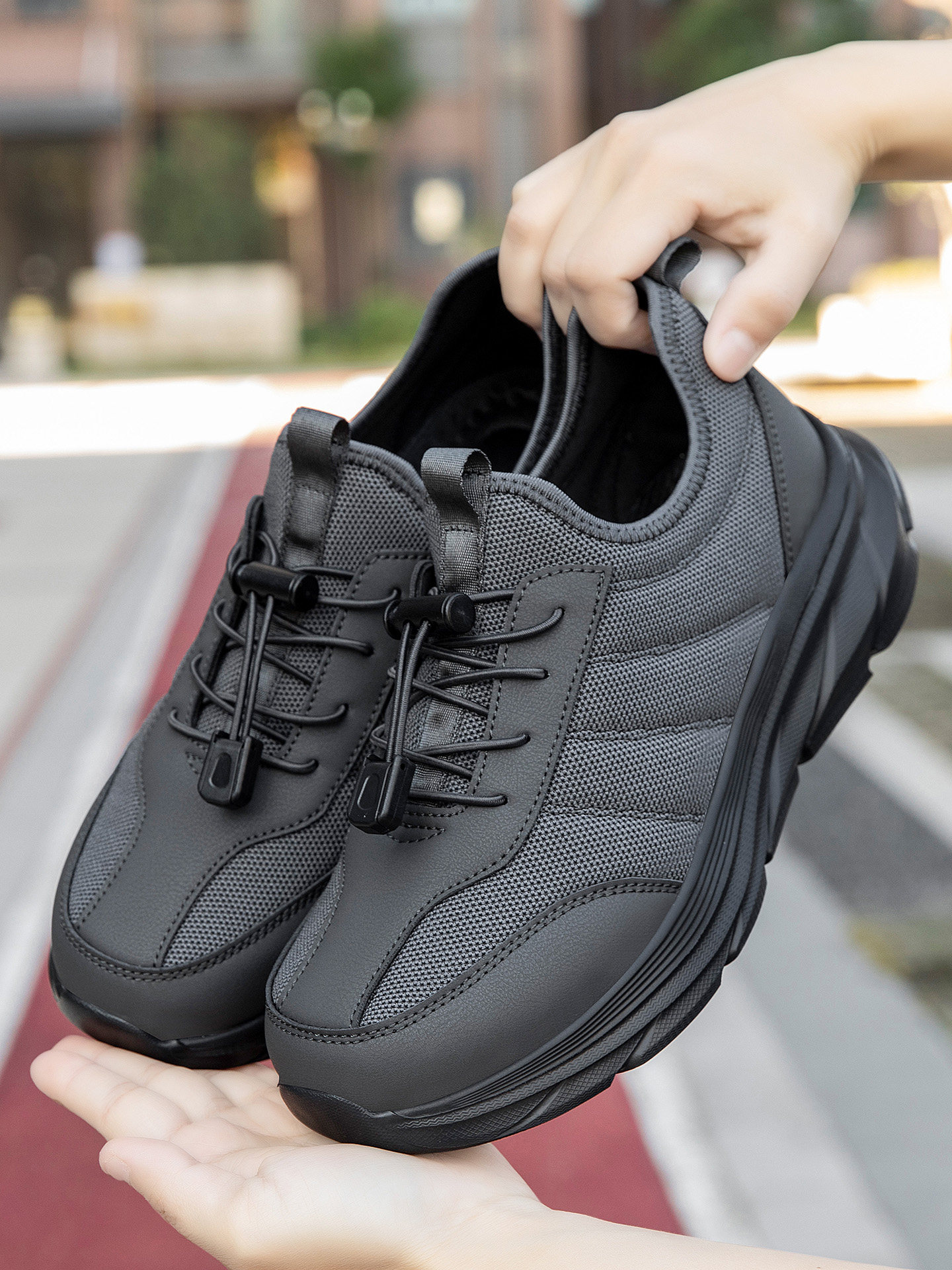 张凯丽老人鞋春季男鞋2026新款爸爸鞋中老年舒适不累脚健步运动鞋主图