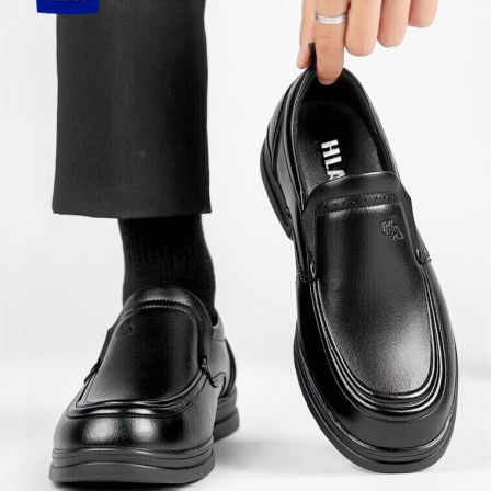 海澜之家男鞋2026春季新款新郎结婚休闲百搭增高男士商务正装皮鞋