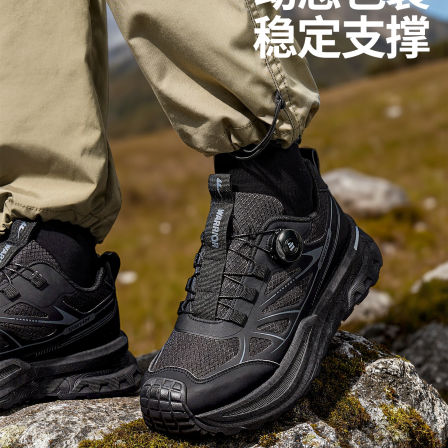 回力登山鞋男2026春季新款舒适缓震休闲徒步男鞋越野止滑运动鞋子
