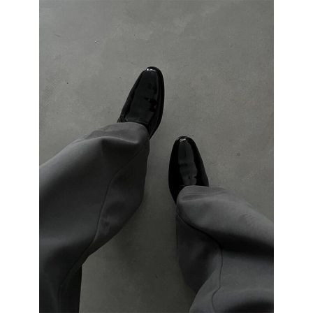 尖头皮鞋男士商务正装增高漆皮西装结婚新郎英伦风通勤伴郎德比鞋