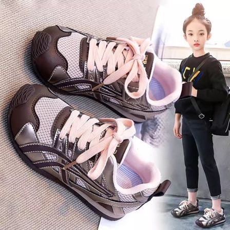 官网C&K女童鞋子2026新款春季儿童运动鞋女孩德训板鞋耐脏中大童