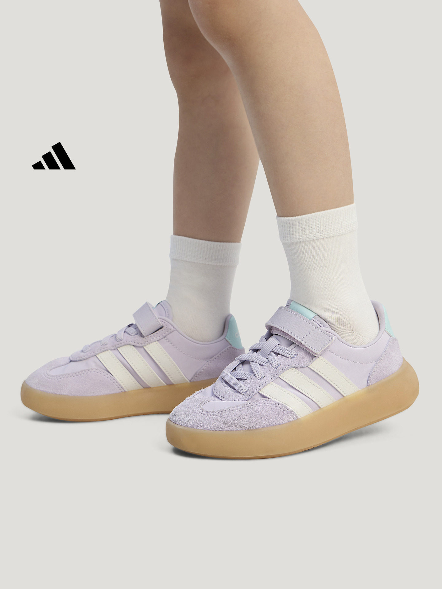 小童「果冻T头鞋」BARREDA DECODE EL板鞋adidas阿迪达斯轻运动主图