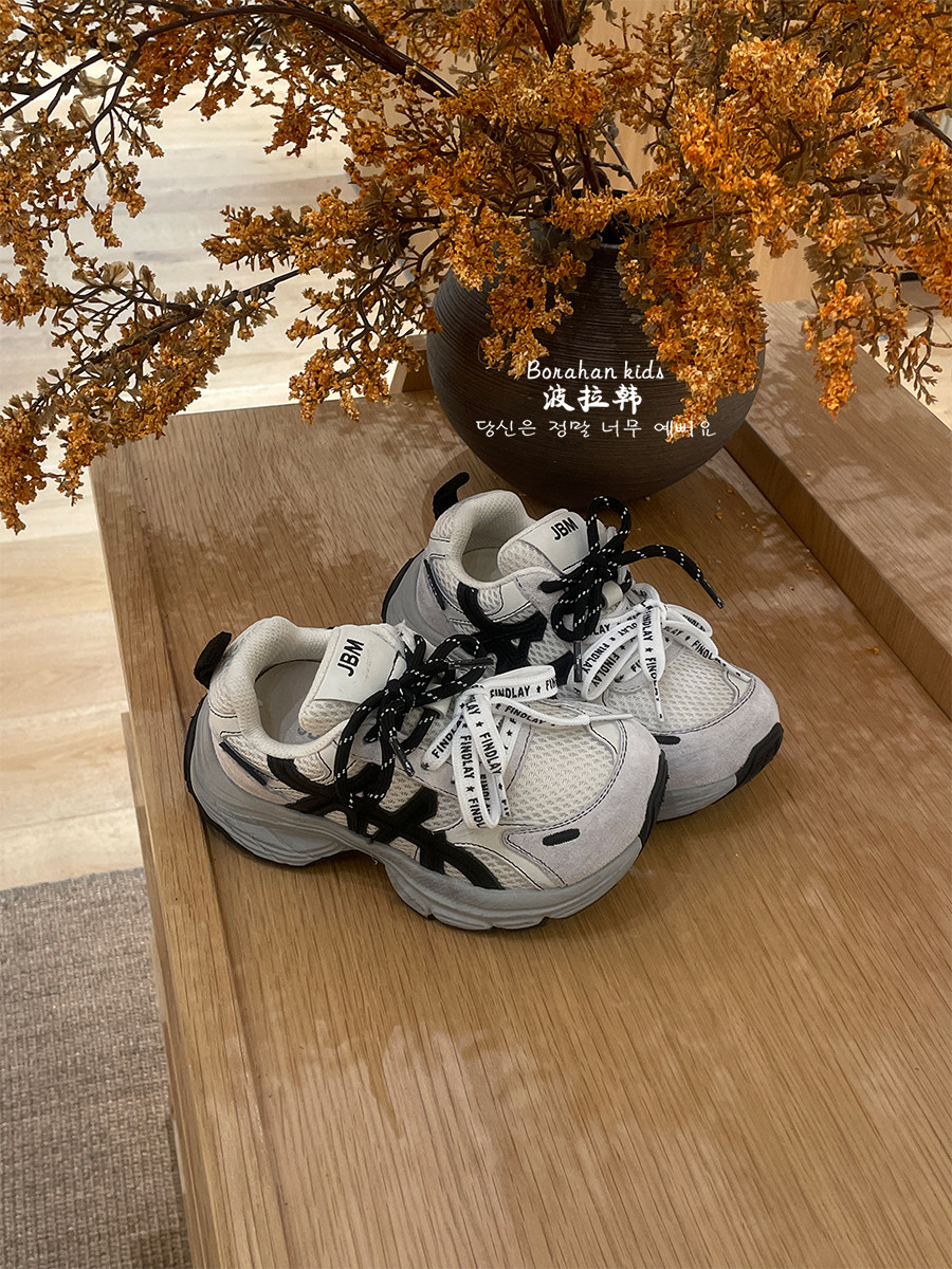 女童2026春款运动鞋JBM新款儿童百搭老爹鞋软底轻便中大童休闲鞋主图