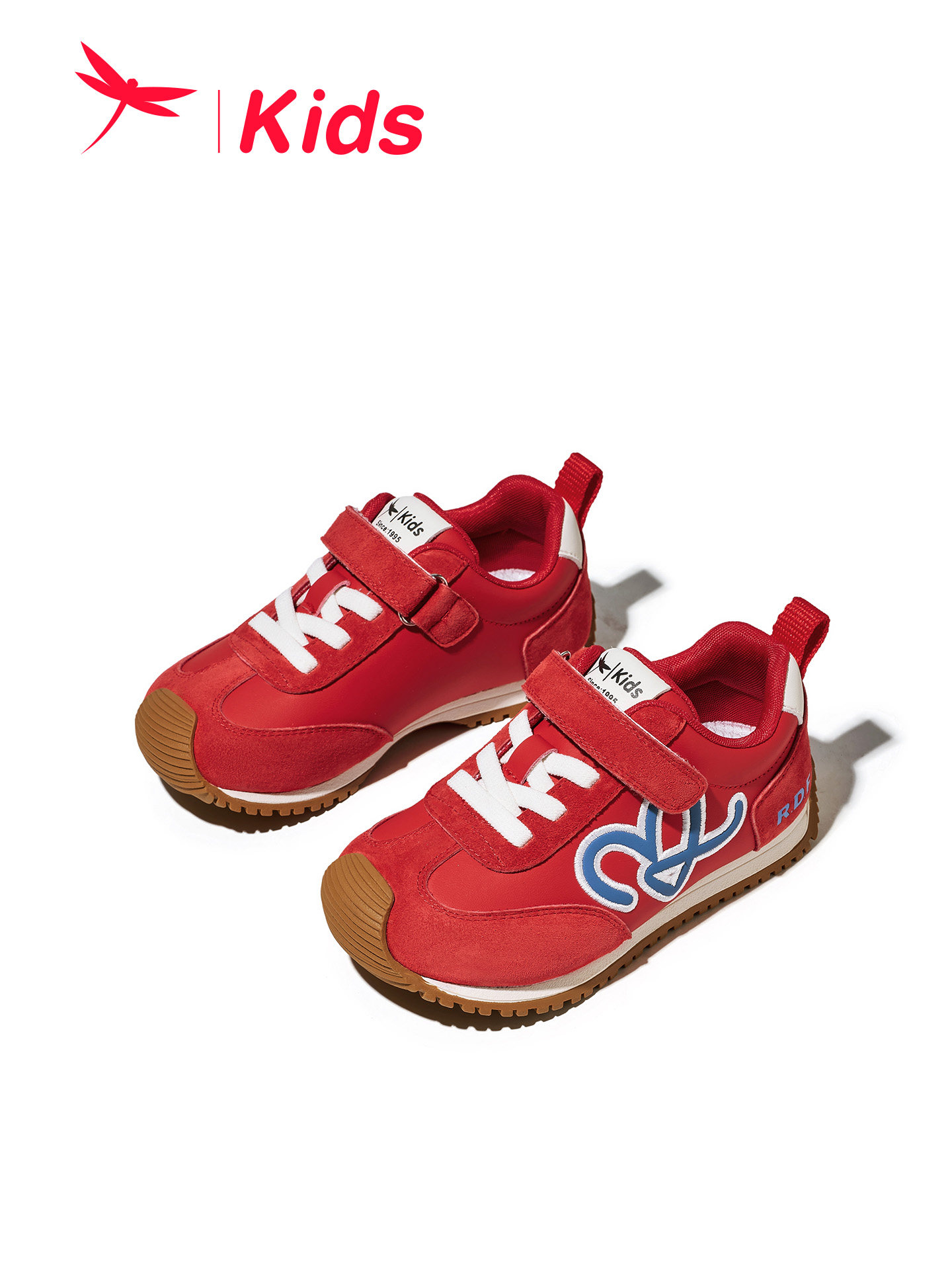 红蜻蜓女童鞋2026春季新款儿童运动鞋男童休闲阿甘鞋宝宝德训鞋主图