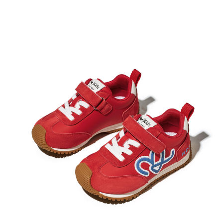 红蜻蜓女童鞋2026春季新款儿童运动鞋男童休闲阿甘鞋宝宝德训鞋