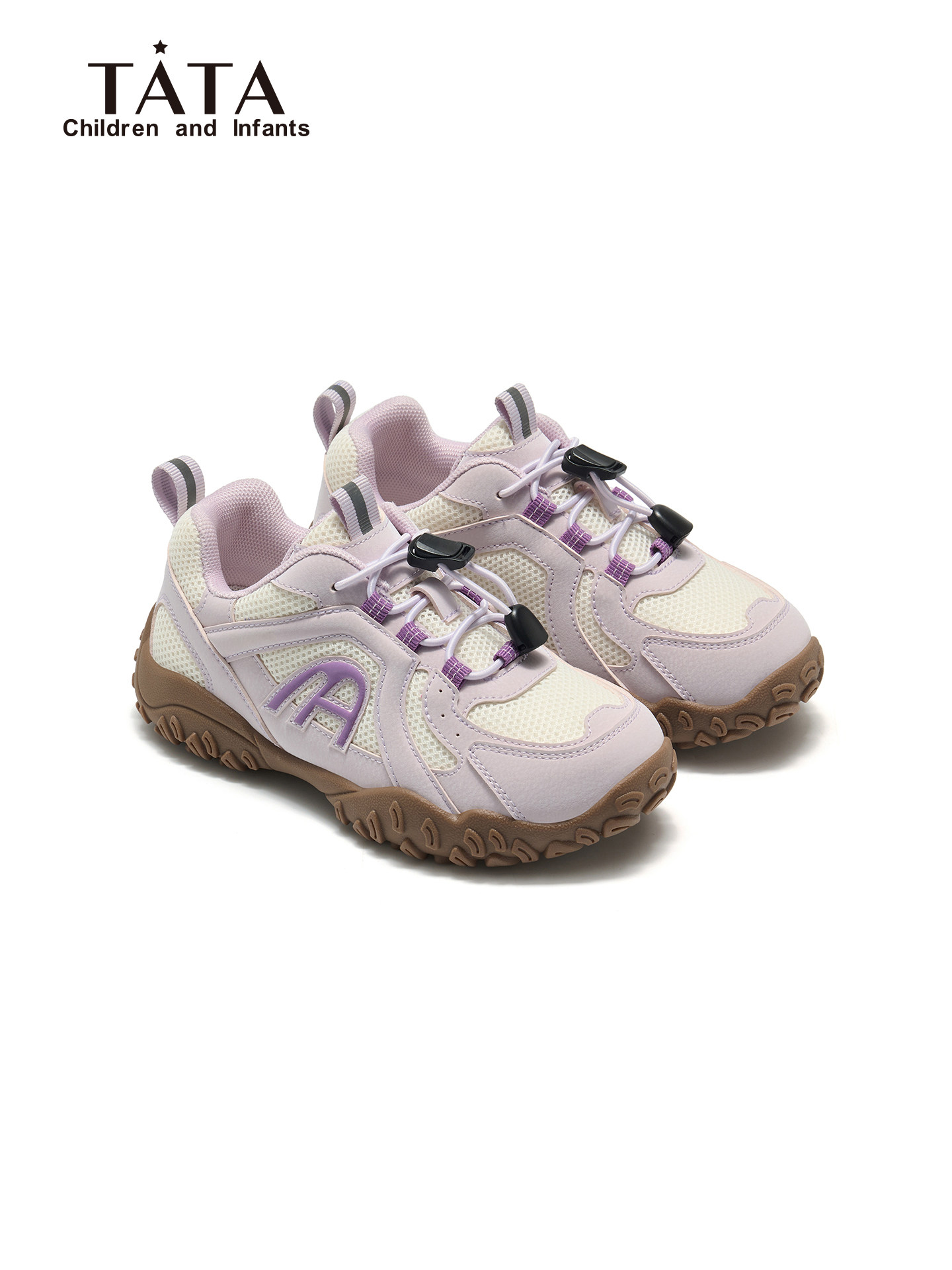 TATA他她童鞋女童鞋子2026春季新款洋气透气休闲鞋防滑儿童运动鞋主图