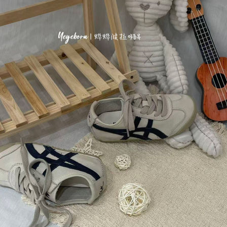 JBM童鞋男童复古德训鞋2026新款儿童春季轻便休闲板鞋中大童板鞋