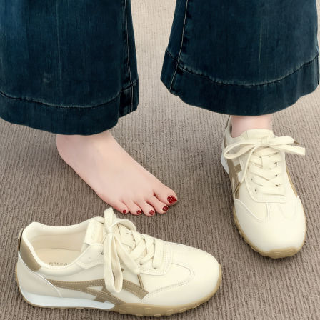 德训鞋子女2026新款爆款春季女鞋超火软底运动鞋百搭休闲板鞋女款