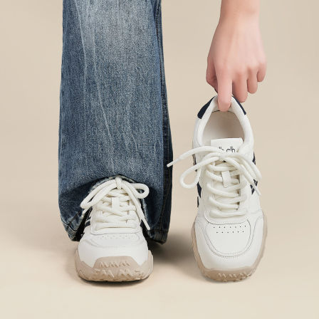 奥古狮登厚底运动鞋2026春夏爆款舒适休闲鞋增高德训鞋阿甘鞋女款