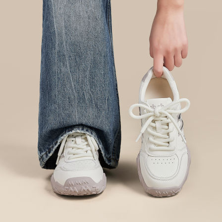 奥古狮登百搭运动鞋增高德训鞋女2026春夏新款爆款时尚阿甘休闲鞋