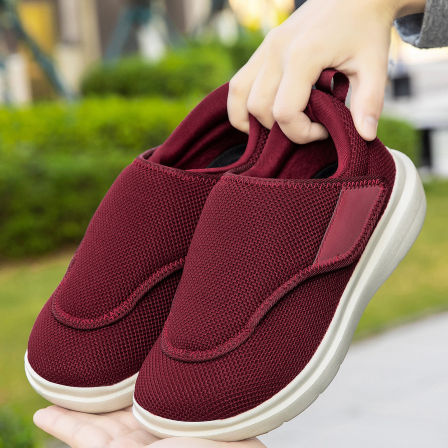 张凯丽老人鞋2026新款一脚蹬妈妈鞋中老年舒适防滑软底健步运动鞋