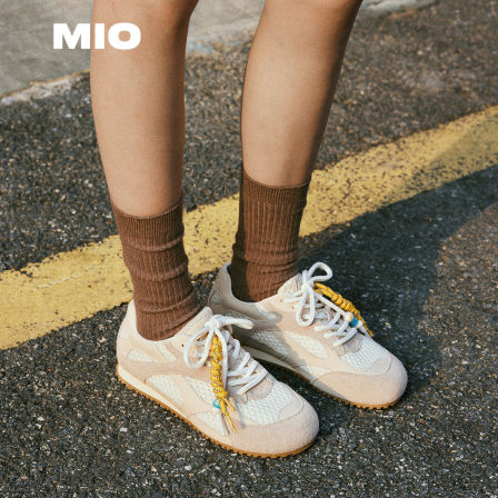 【直播免单活动】MIO米奥德训鞋复古阿甘鞋内增高2.5cm透气休闲鞋