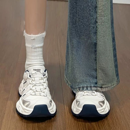 奥古狮登厚底老爹鞋女2026新款春季小个子增高女鞋百搭运动休闲鞋