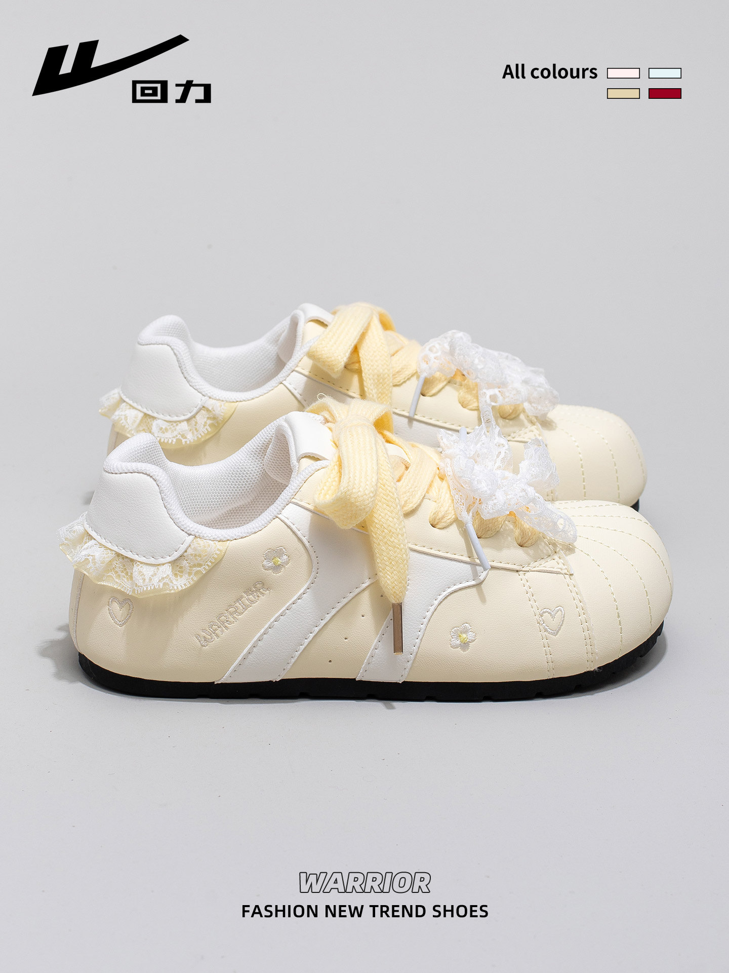 回力德训鞋女2026超火春季新款芭蕾可爱风女鞋薄底百搭原创板鞋女主图