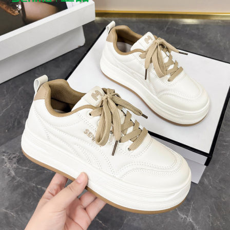 森马厚底小白鞋2026新款春季休闲运动鞋女款爆款百搭增高板鞋子女