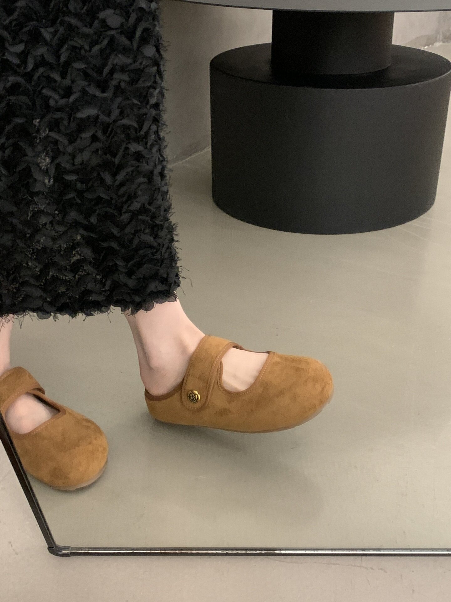 厚底勃肯鞋女包头半拖鞋外穿2026新款春季鞋子复古懒人一脚蹬单鞋主图