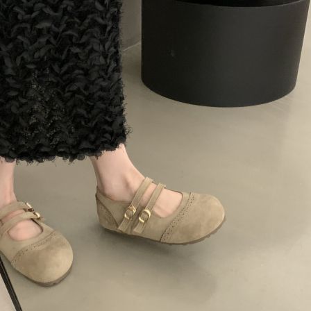 内增高复古勃肯鞋女2026新款春季女鞋子百搭爆款配裙子玛丽珍单鞋