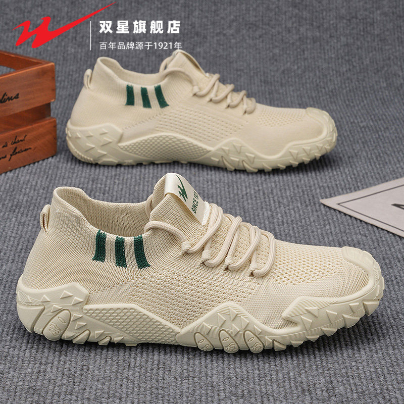 双星帆布鞋男鞋春季男士一脚蹬老北京布鞋上班通勤开车运动休闲鞋主图