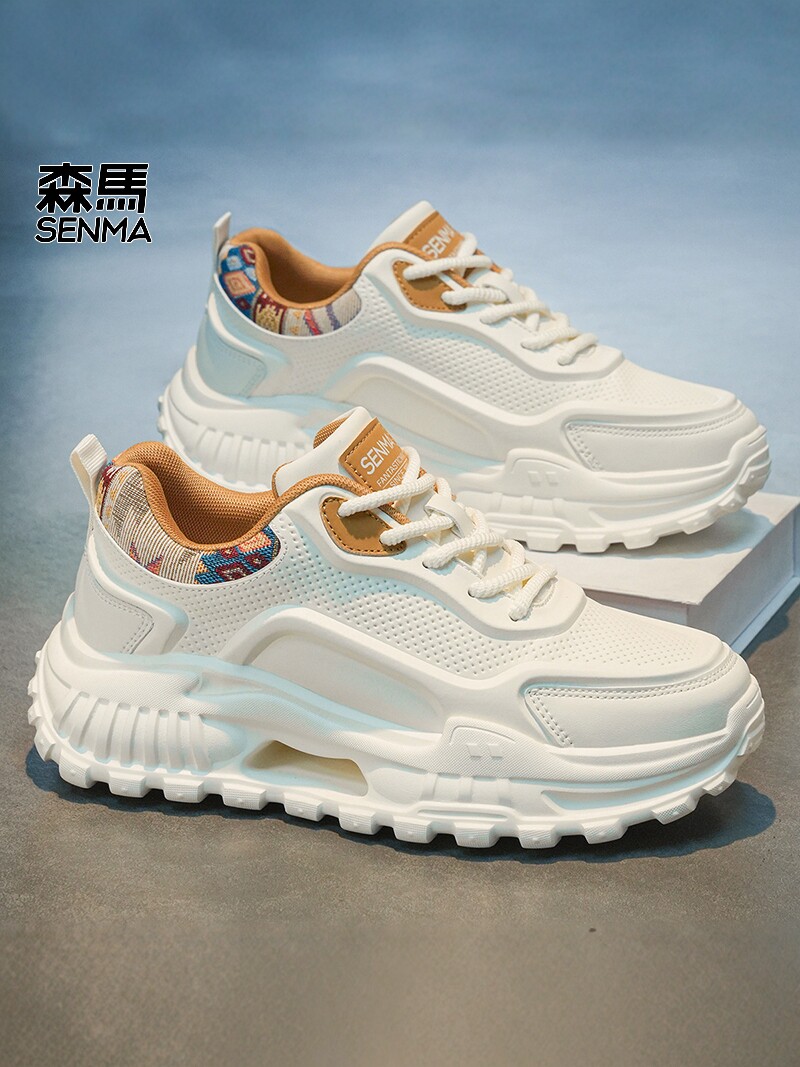 森马男鞋2026新款春季潮牌高级感男生厚底增高老爹鞋青少年运动鞋主图