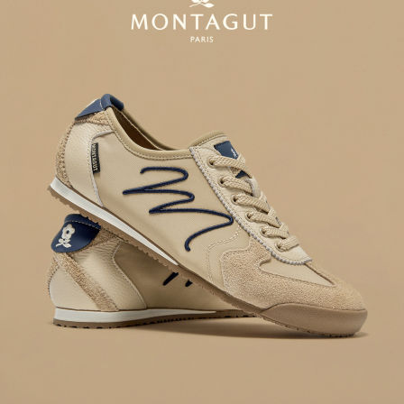 梦特娇夏季男鞋透气帆布阿甘鞋春季轻便德训休闲运动头层牛皮板鞋