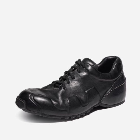 DREAMBOX钧博水洗马皮户外徒步休闲鞋2026春季舒适透气男士鞋子潮