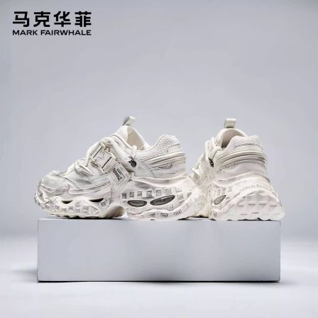 马克华菲老爹鞋男2026新款增高运动鞋男款轮胎鞋休闲厚底鞋子男鞋