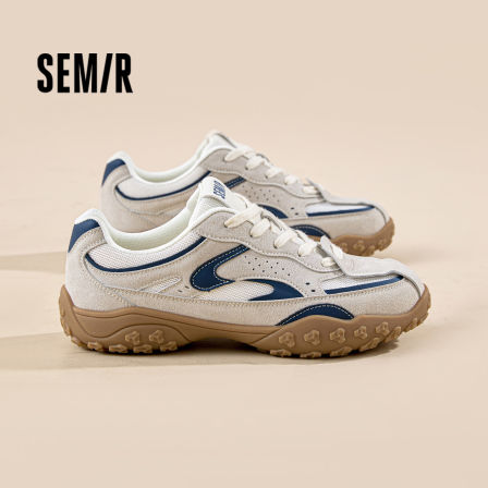 Semir男鞋德训鞋2026春季新款复古阿甘鞋厚底登山运动休闲赛车鞋