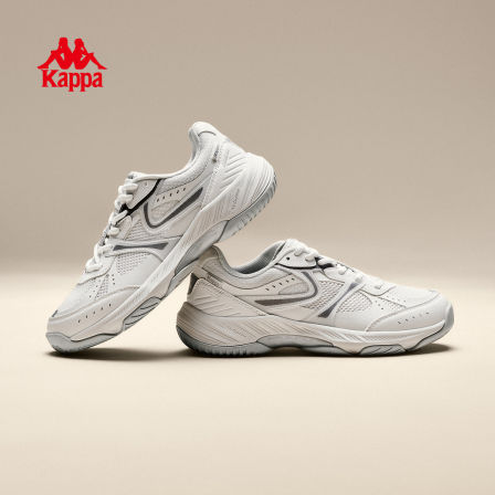 Kappa复古运动鞋2026年春季新款休闲训练鞋软底网面透气羽毛球鞋