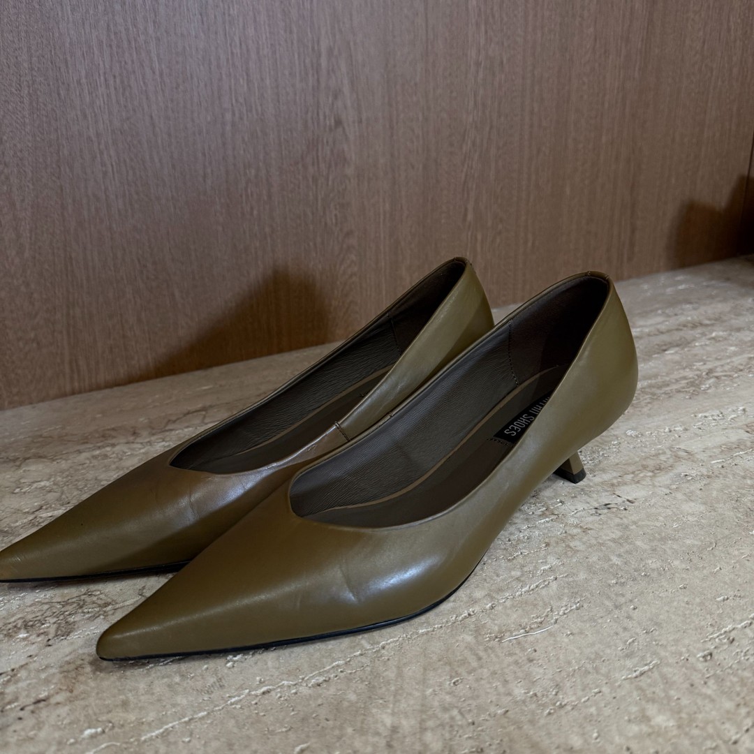 TANTAN 春季气质极简细跟百搭时尚尖头鞋5208主图