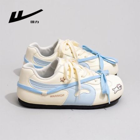 回力小白鞋女2026春季新款多巴胺轻便软底德训鞋猫咪卡通休闲板鞋