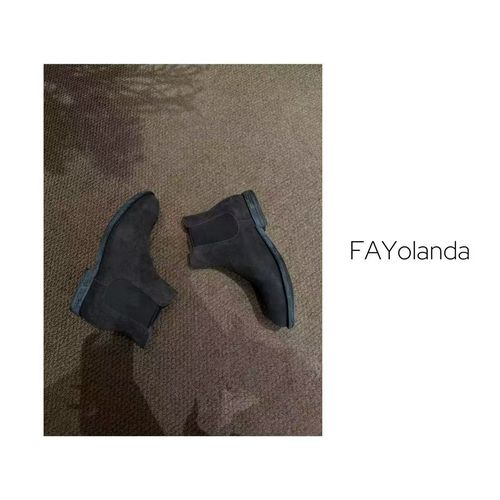 FAY | 复古英伦牛皮切尔短靴 (2H1788)主图