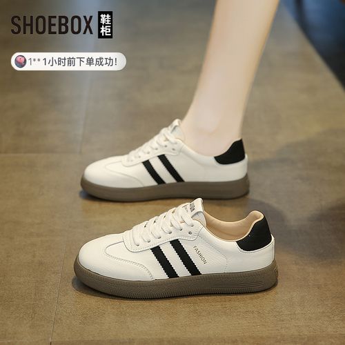 SHOEBOX鞋柜爆款网红德训鞋女秋季新款运动板鞋休闲复古阿甘鞋主图