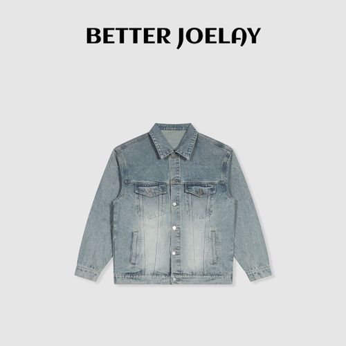 BETTER JOELAY -【奶盐朋克】高端女牛仔外套时尚百搭休闲ZZ2132主图