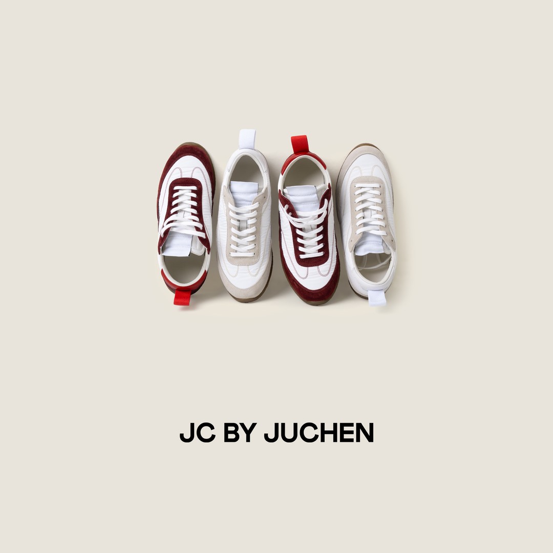 行走伴侣牛皮德训拼接系带撞色休闲鞋 XZ506003-134主图