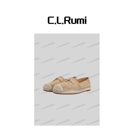 【Rumin女装】经典百搭透气复古老钱羊皮撞色渔夫鞋乐福鞋7509pj