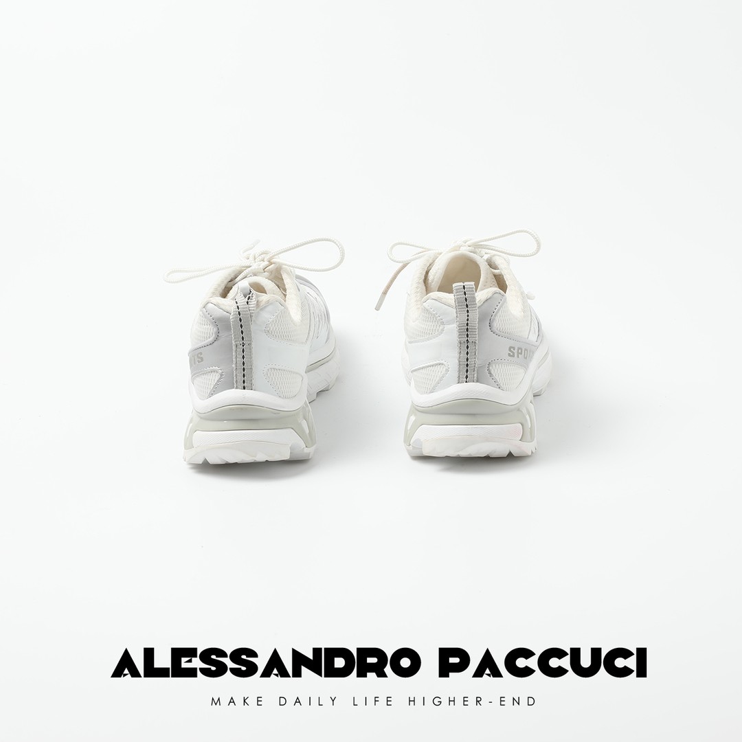 AP洛哥43052XA【跨越】系带透气网布厚底百搭时尚运动鞋休闲鞋主图