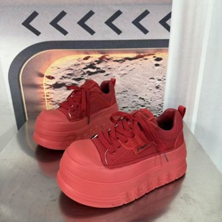 291-2新款2026圆头系带韩版简约休闲板鞋潮流百搭ins