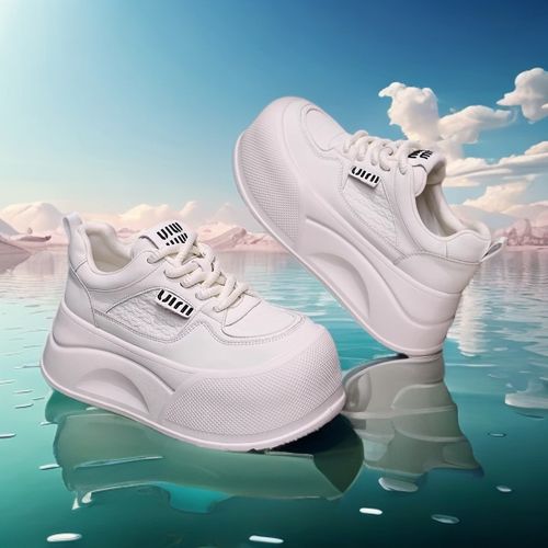 7cm增高厚底小个子小白鞋女款2026板鞋休闲运动鞋子松糕单鞋时尚主图