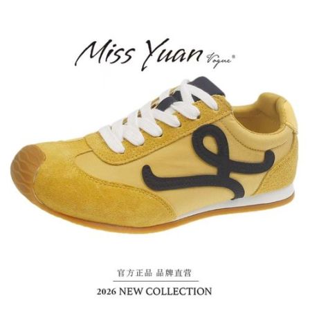 复古风~丑萌歪头百搭拼色休闲德训鞋S855