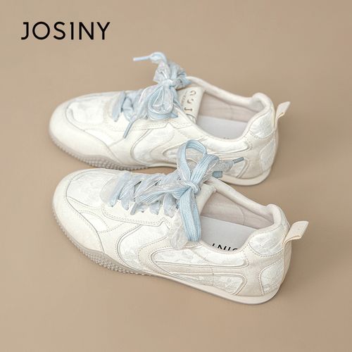 卓诗尼百搭运动小白鞋女2025春夏新款板鞋超火休闲鞋芭蕾德训鞋子主图