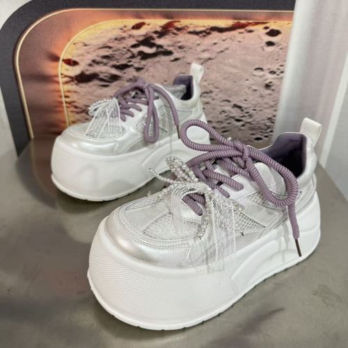 05858新款2026圆头系带韩版简约休闲板鞋潮流百搭ins主图